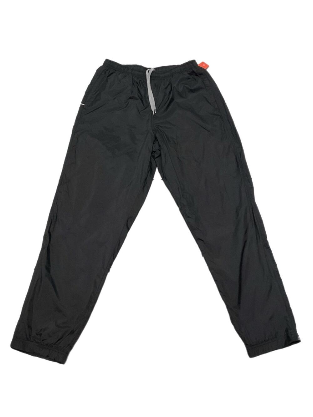 Vintage 90s Nike Black Nylon Ankle Zip Track Pants